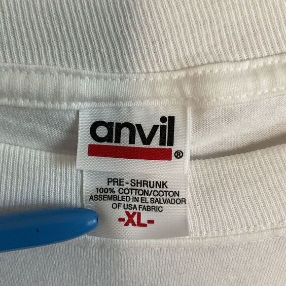 Vtg Anvil Dragon‎ Fly Art Wild Cotton Screen Printing T-shirt 2002 Size XL - Picture 8 of 10